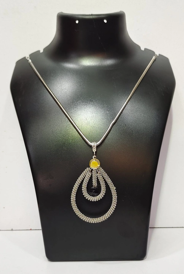 Silver Pendant Chain-F1