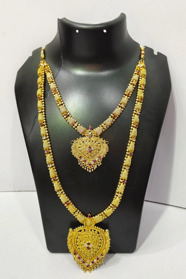  Hanaa Micro Plated Pendant Necklace-H1