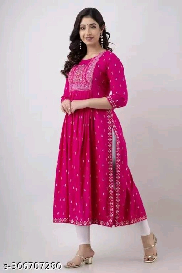 AAIVAN Printed Ethnic Kurta -M002 - S
