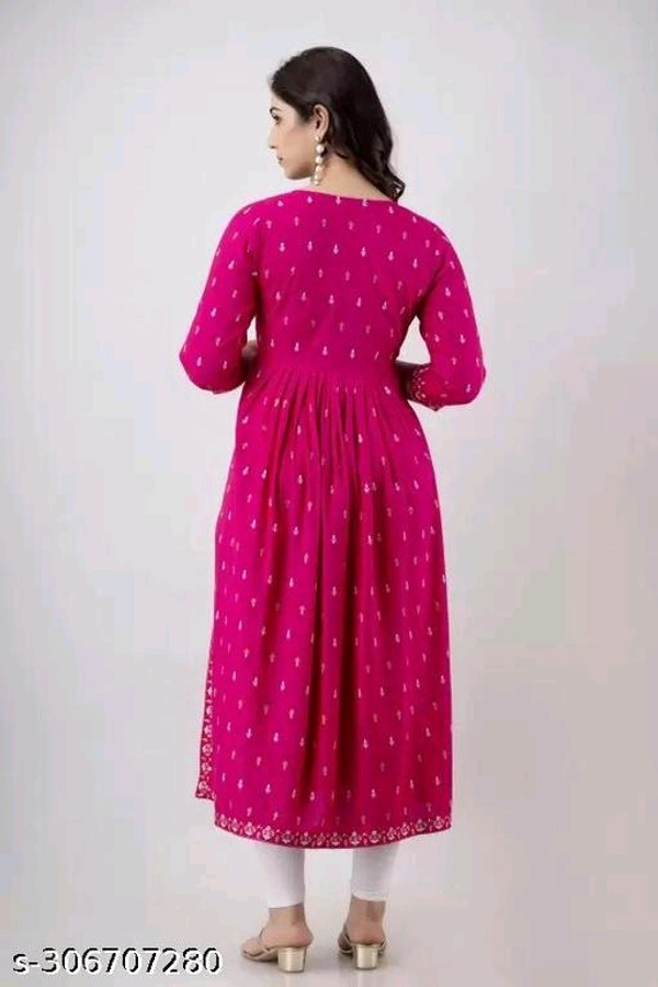 AAIVAN Printed Ethnic Kurta -M002 - S