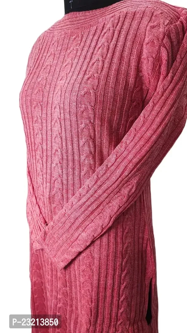 Woolen Kurti (Pink) GR-01 - 1