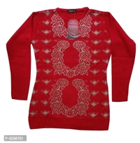 Classic Wool Printed Sweaters for Women GR - 1