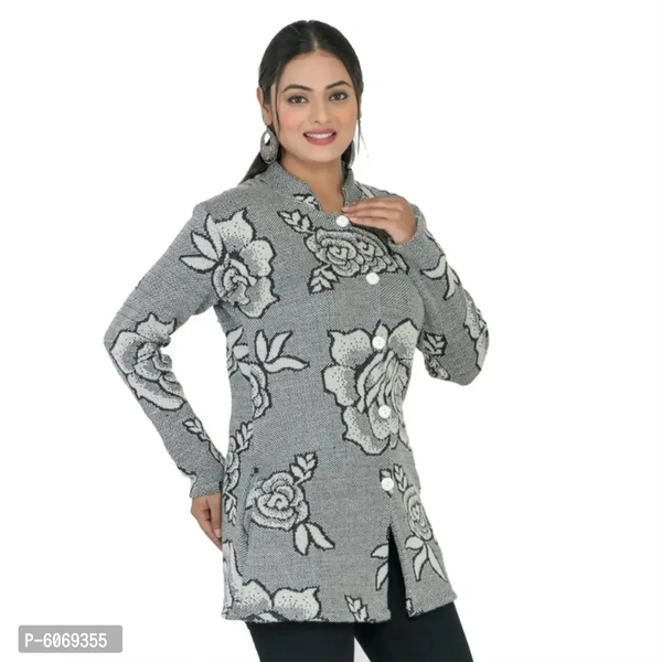 Women's Woolen Stylish Cardigans for Winters GR-01 - 4