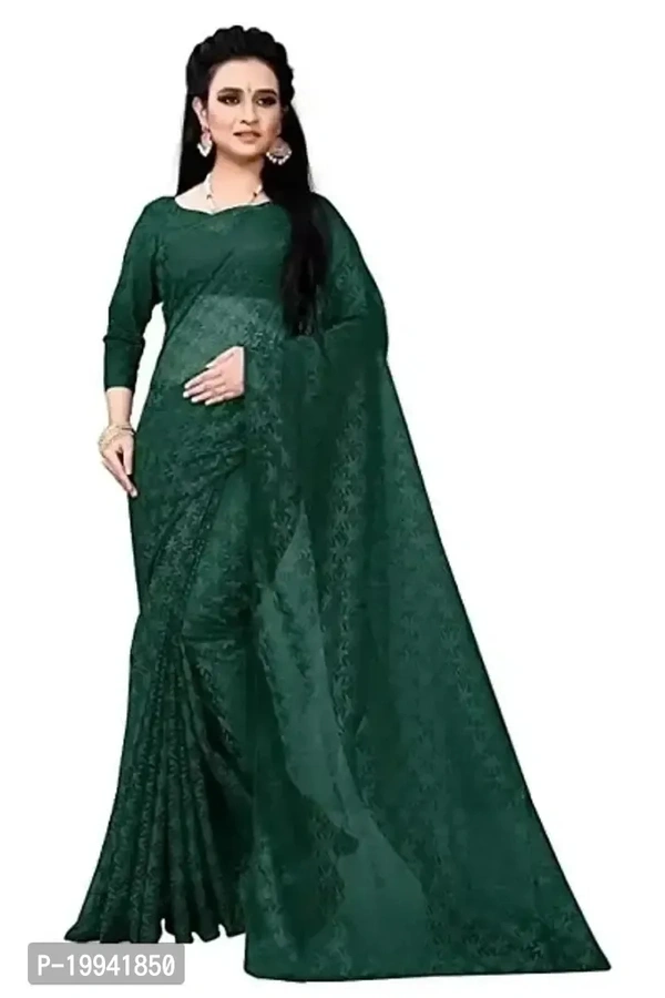 Saree With Blouse Piece BB-83GR - 1