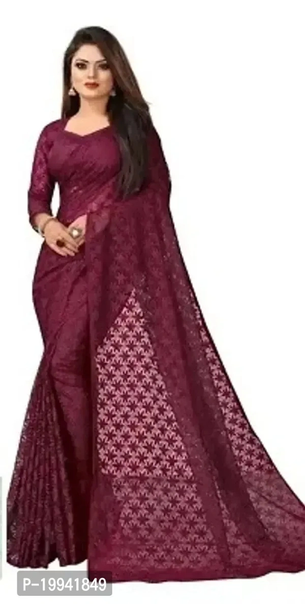 Saree With Blouse Piece BB-83GR - 4