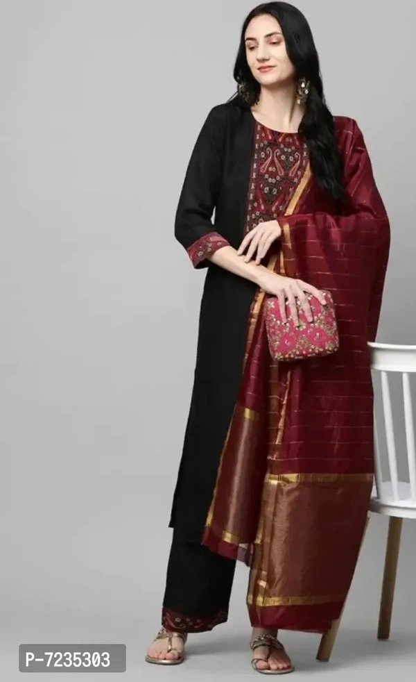 Kurta Set With Dupatta BB-09GR - 2, M
