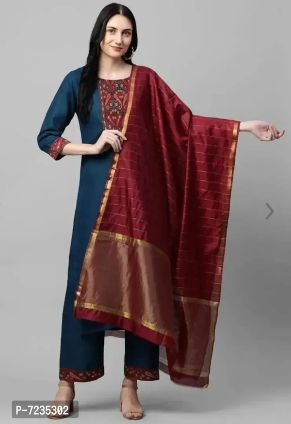 Kurta Set With Dupatta BB-09GR - 1, L