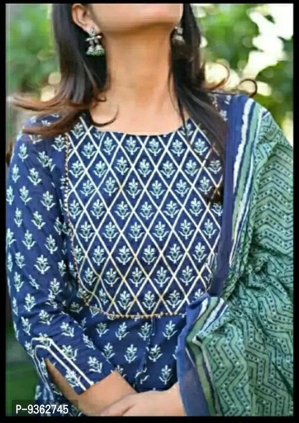 Kurta Set With Dupatta BB-10GR - XL