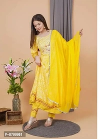 Kurta Set With Dupatta BB-13GR - XXL
