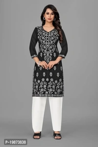 Chikankari Kurta Set BB-14GR - 1, S