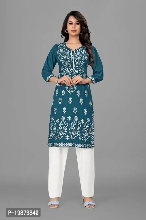 Chikankari Kurta Set BB-14GR - 1, M