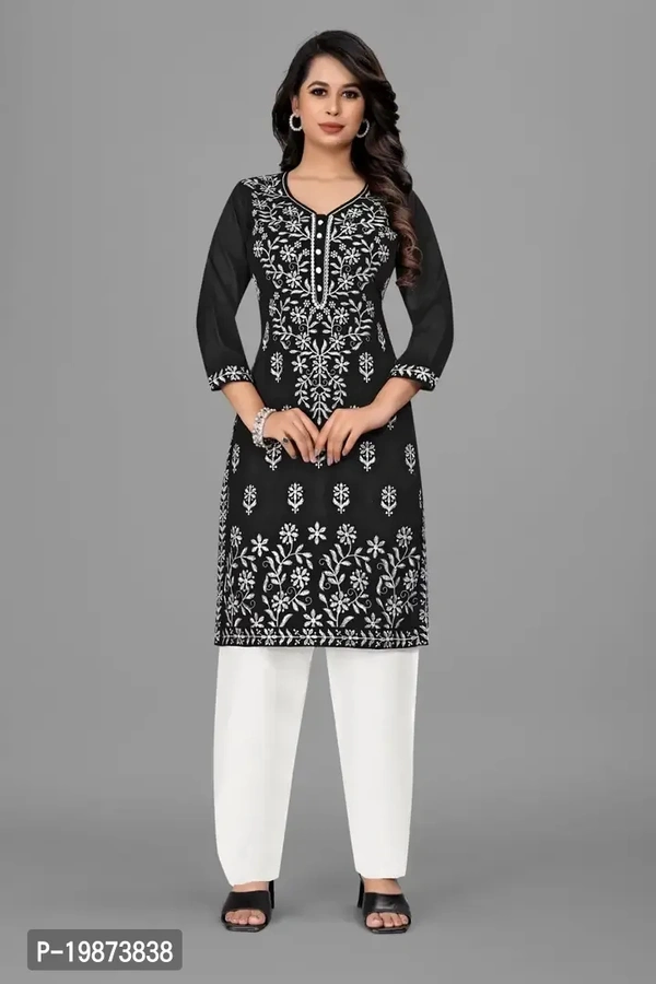 Chikankari Kurta Set BB-14GR - 2, M