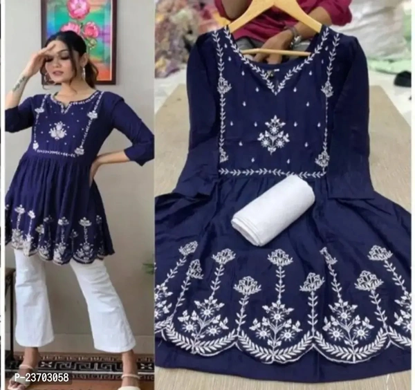 Kurta With Palazzo BB-01GR - 1, XL