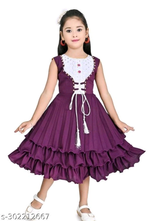 Girls Frocks & Dresses - MH -01 - 1, 4-5 Years