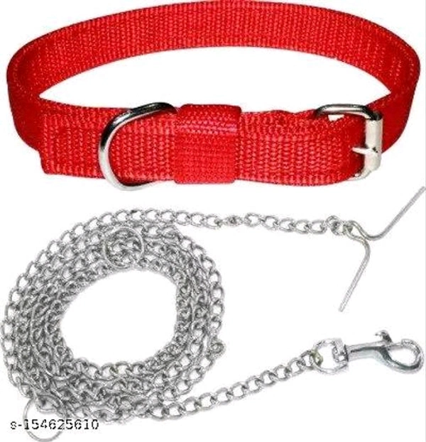 Thief Dog Chain Combo of 1 inch Nylon Collar Medium- MH01 - 1