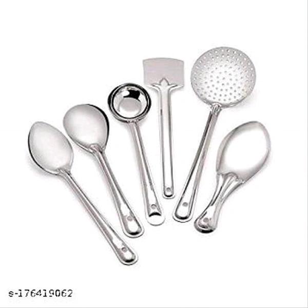 Premium Stainless Steel Jumbo Cooking & Serving Spoons - MH01