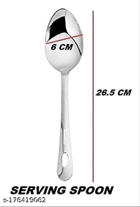Premium Stainless Steel Jumbo Cooking & Serving Spoons - MH01