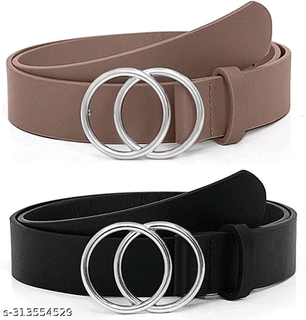 Women's and Girl's Fashion Styles Faux Leather Belt BB-65MH