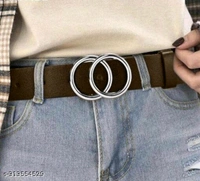 Women's and Girl's Fashion Styles Faux Leather Belt BB-65MH