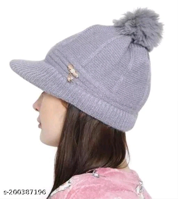Women Knitted Hat Scarf Winter Caps BB-97MH - 2