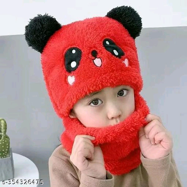 Cartoon Fleece Thicken Cap Children Hats  BB-02MH - 2