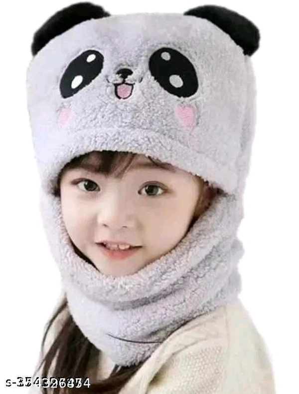 Cartoon Fleece Thicken Cap Children Hats  BB-02MH - 3