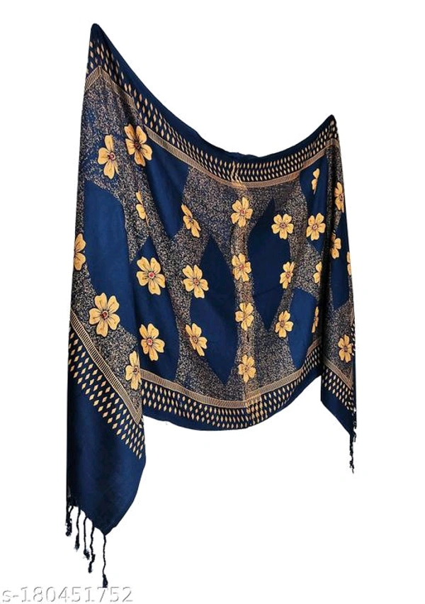 Trendy floral Printed Stoles-MH01 - 4