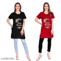 Women Long T Shirt BB-19MH - 1, L