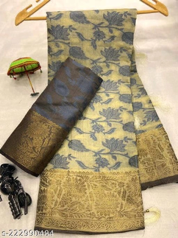 Kanjivaram Pure Cotton Silk Saree-Dy01 MH - 2