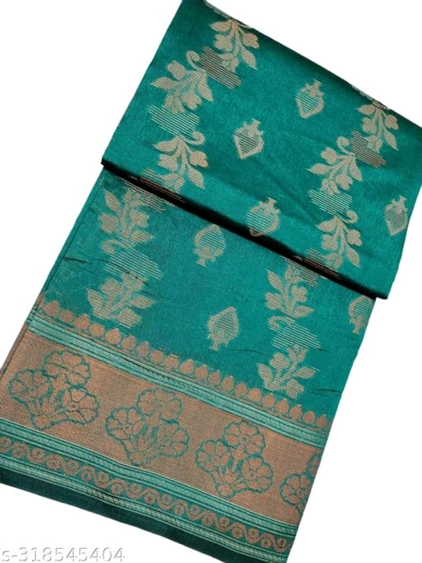 Fancy Monica Meena Cotton Silk Saree-MH04 - 2