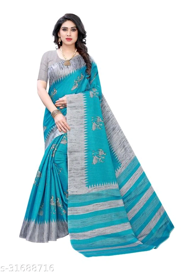 Fantastic Art Silk saree-MH05 - 1