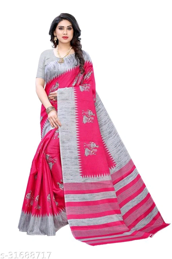 Fantastic Art Silk saree-MH05 - 3