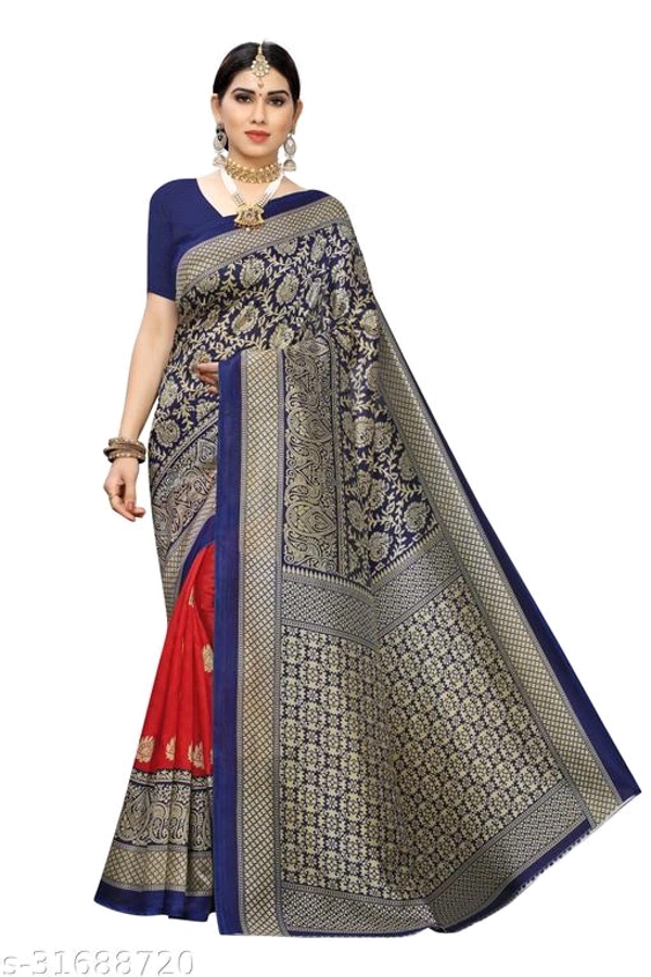 Fantastic Art Silk saree-MH05 - 4