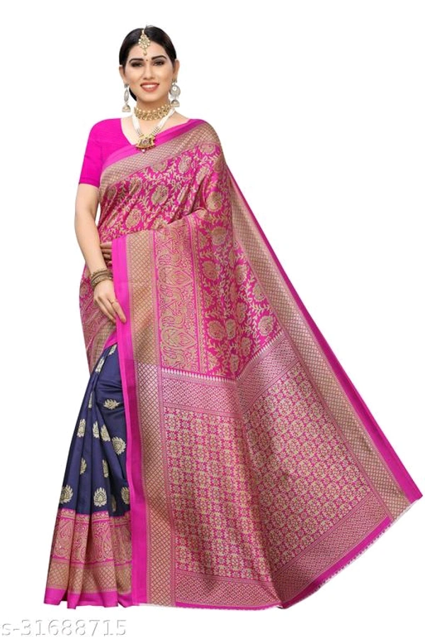 Fantastic Art Silk saree-MH05 - 5