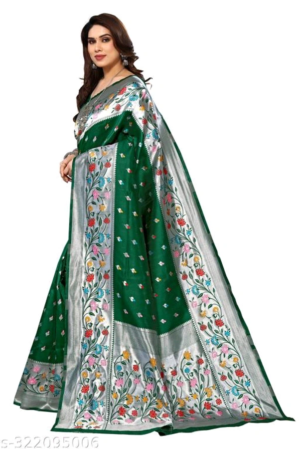 Royal Banarasi Cotton Designer Pathani Fancy Saree-MH17 - 1