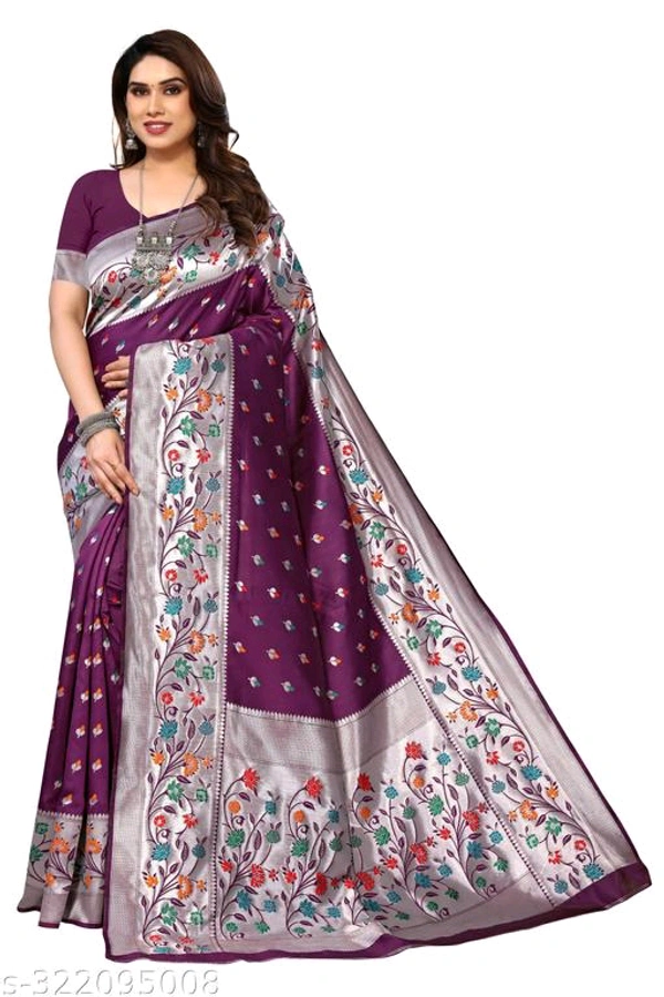 Royal Banarasi Cotton Designer Pathani Fancy Saree-MH17 - 2
