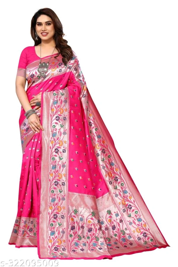 Royal Banarasi Cotton Designer Pathani Fancy Saree-MH17 - 3