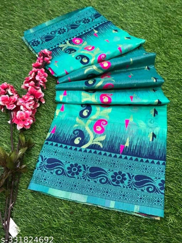 Floral Woven Design Jamdani Saree-MH20 - 7