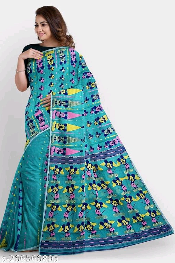 Mickey Work Saree-MH21 - 1