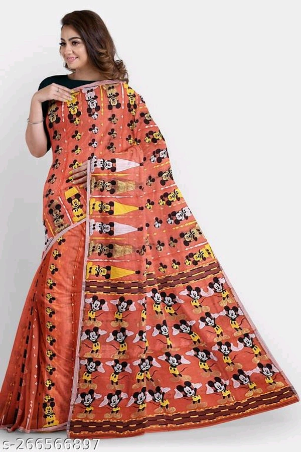 Mickey Work Saree-MH21 - 3