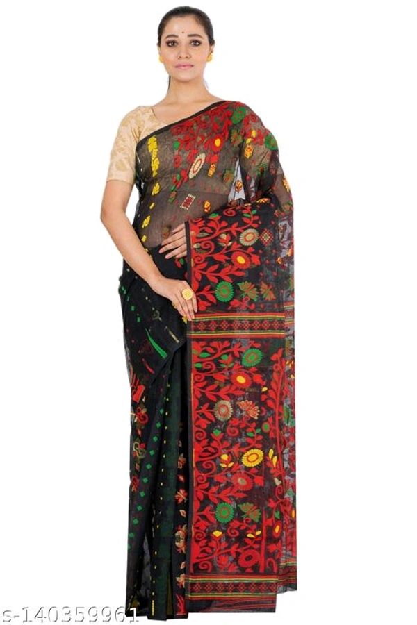 Dhakai Jamdani Saree-MH22 - 3