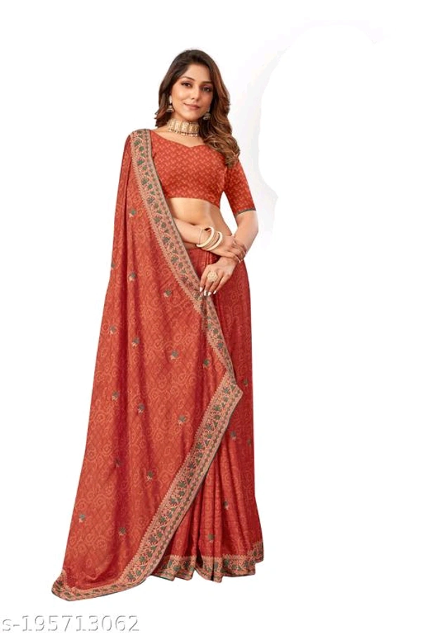 Trendy Women Crape Saree-MH22 - 4