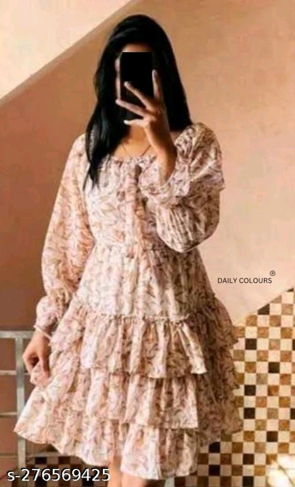 Girls Stylish Dress-MH01 - 1, S