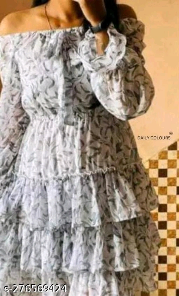 Girls Stylish Dress-MH01 - 3, M