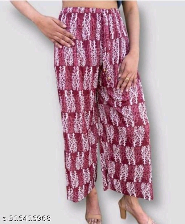 Printed PALAZZO - MH01 - 2, Free