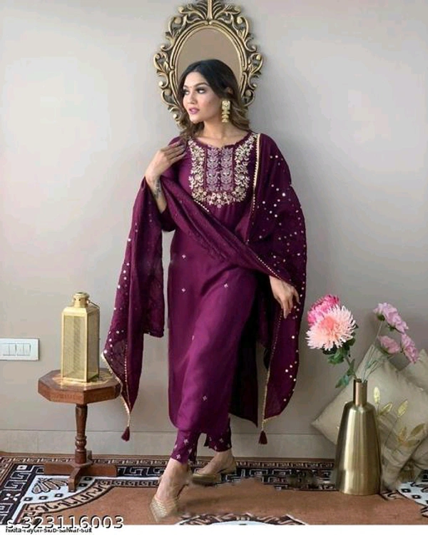 Kurta Pant With Dupatta BB-01MH - 4, L