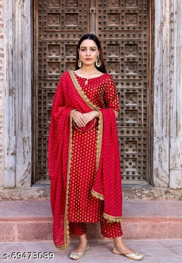 Kurta Pant With Dupatta BB-03MH - 2, XL