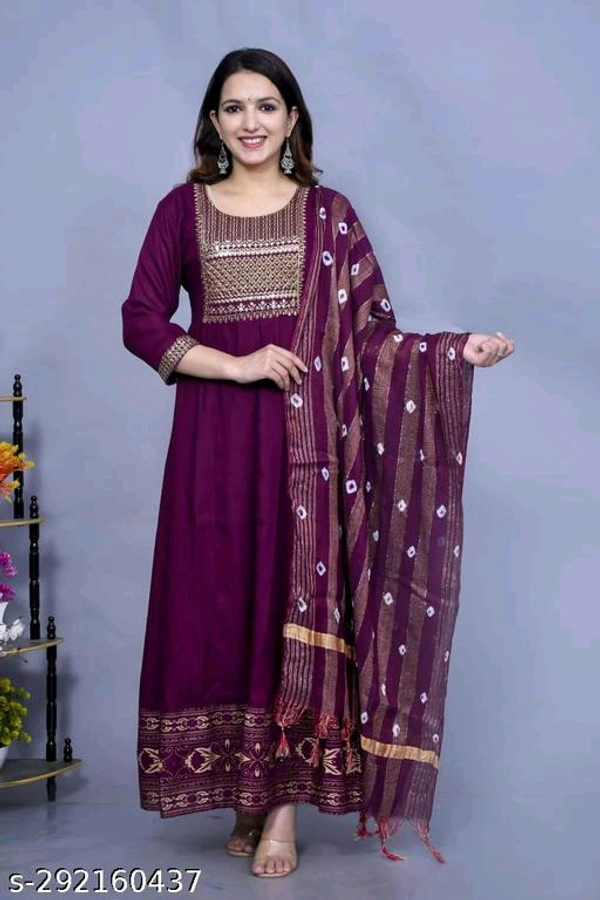 Kurta Pant With Dupatta BB-08MH - 2, M
