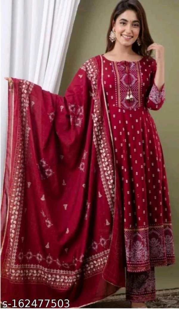 Kurta Pant With Dupatta BB-10MH - 1, S