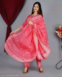 Kurta Pant With Dupatta BB-13MH - XXL